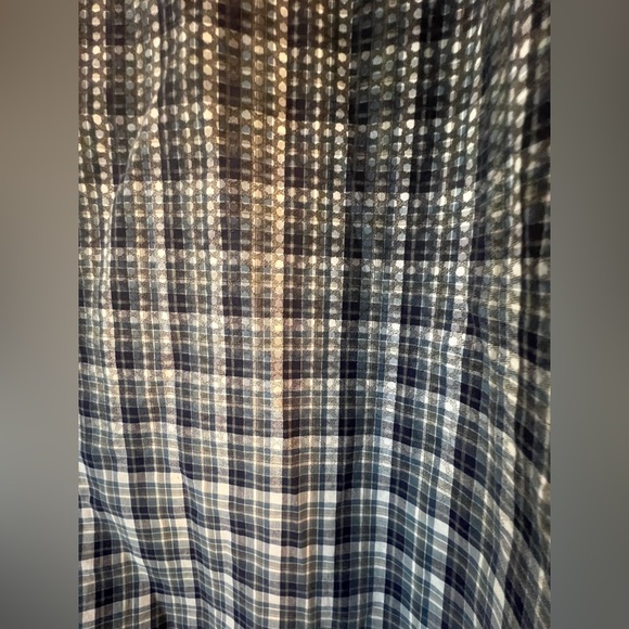 NEW Vince 100% Cotton Men’s Button Down in Black/Grey/White pattern, Size Large - Picture 7 of 10